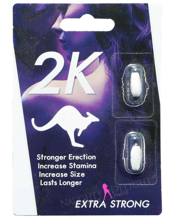 Kangaroo 2K Extra Strong White Male Sex Supplement