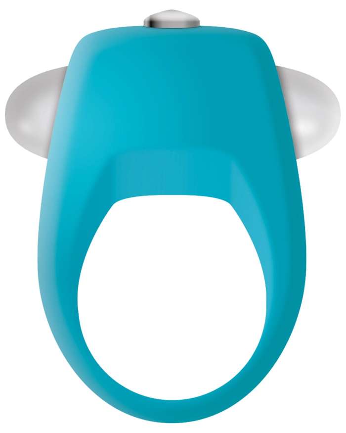 Zero Tolerance Teal Tickler Vibrating Cock Ring